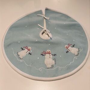 Martha Stewart Everyday Snowman Mini Tree Skirt